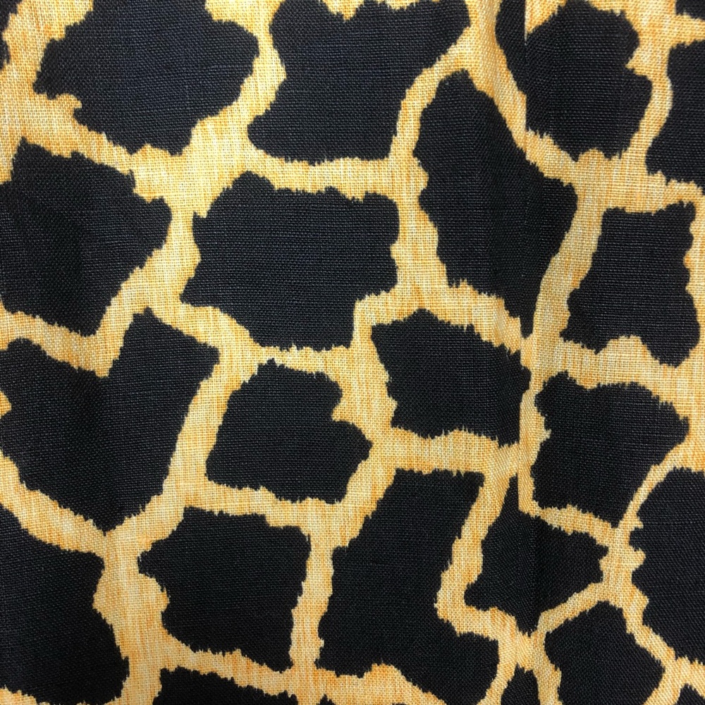 Escada VINTAGE Linen Giraffe Print Vest - Picture 5 of 7